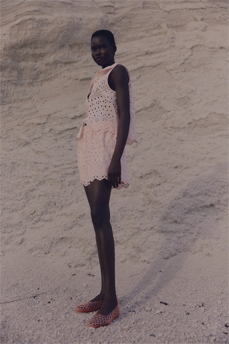 Шорты с вышивкой бродери англез 1287253001 - Фото 13746034