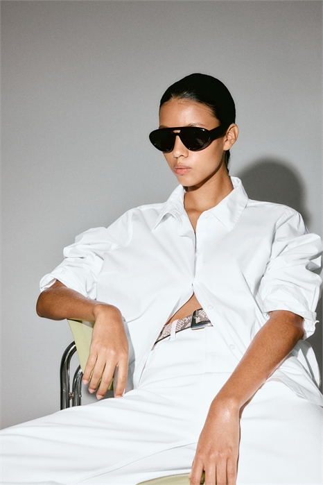 Рубашка из хлопкового поплина 1291546001 - Фото 13746310