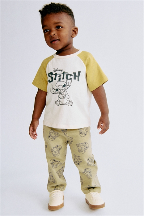 Брюки из саржи с принтом 1292894001 - Фото 13746492