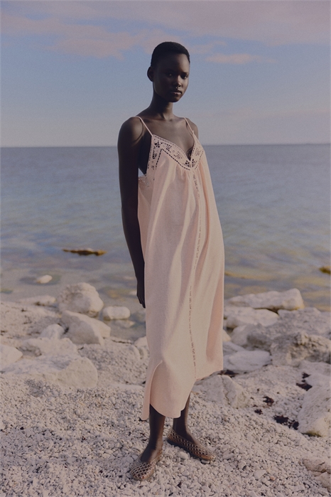 Платье с завязками Broderie anglaise 1293981002 - Фото 13746609