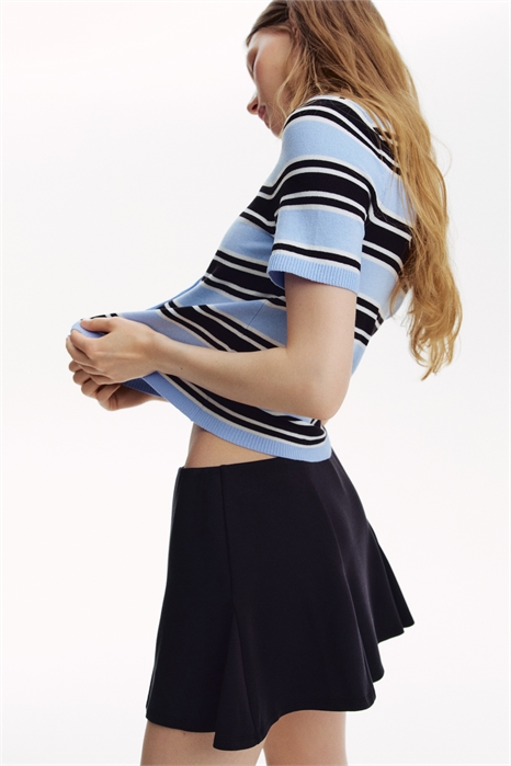 Плиссированная юбка из скубы 1294409001 - Фото 13746629