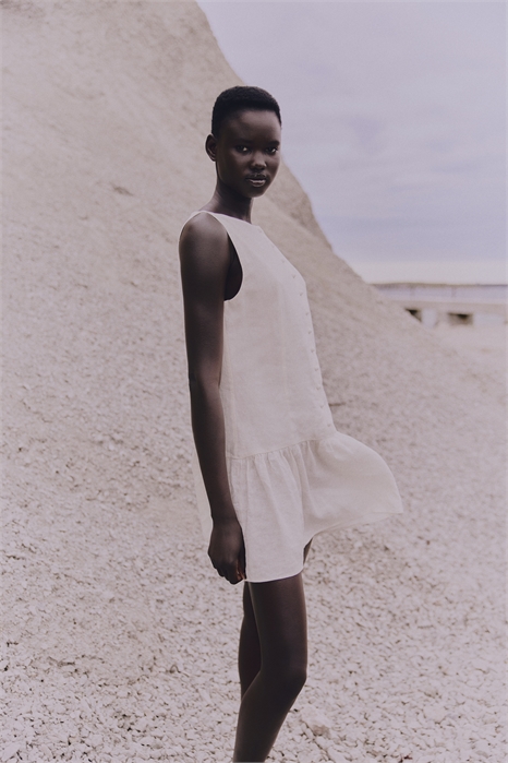 Платье из льняного бленда 1295303003 - Фото 13746654