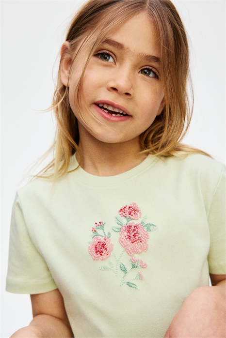 Футболка с узором из деталей 1302424003 - Фото 13746947