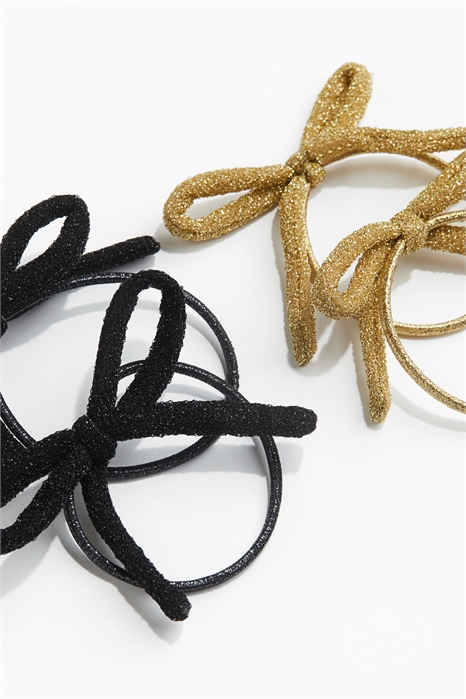 Резинки для волос с декоративным бантиком 4 шт. 1304145001 - Фото 13746989