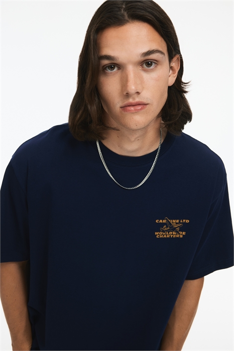 Футболка с принтом свободного кроя 0967955141 - Фото 13750240