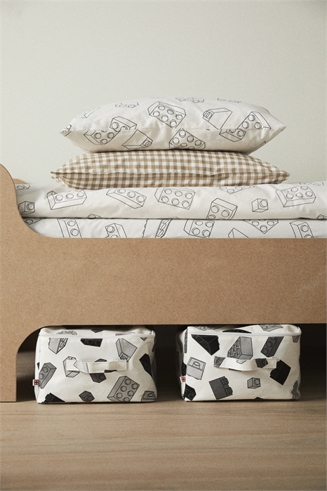 Холщовая корзина для хранения игрушек 1225206003 - Фото 13750801