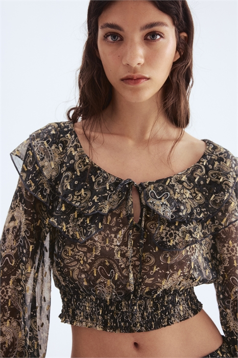 Шифоновая блузка с воланами 1303767001 - Фото 13751947