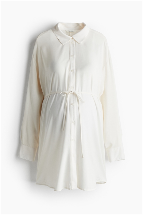 Рубашка с завязывающимся поясом MAMA Before & After 1010725010 - Фото 13752183