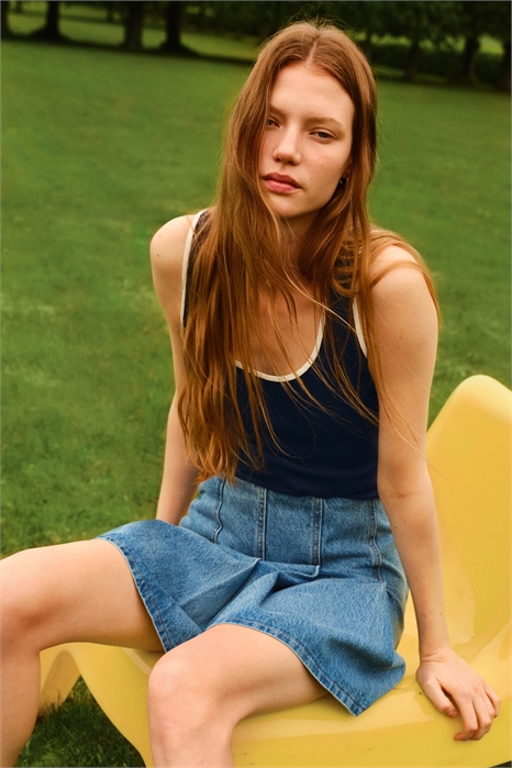 Хлопковая майка 1296059005 - Фото 13752423