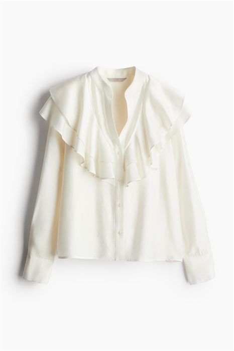 Блузка с отделкой воланами 1254886001 - Фото 13752654