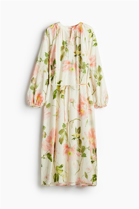 Платье с воздушными рукавами 1246321001 - Фото 13753498