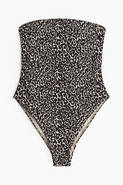 Купальник-бандо с мягкими чашечками на высоких ножках 1231081005 - Фото 13753541