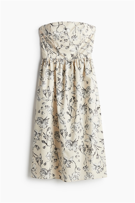 Хлопковое платье-бандо 1241399001 - Фото 13753672