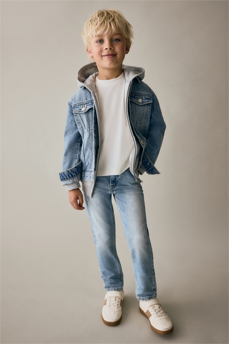 Супермягкие джинсы с зауженной посадкой 1168030016 - Фото 13754118