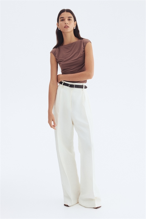 Драпированный топ с рукавами-капюшонами 1300538003 - Фото 13754254