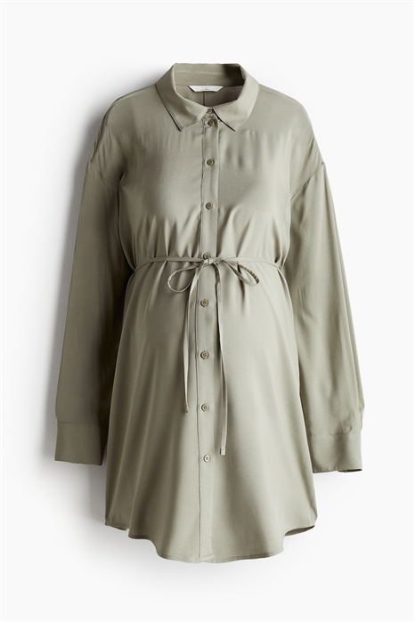 Рубашка с завязывающимся поясом MAMA Before & After 1010725013 - Фото 13754703