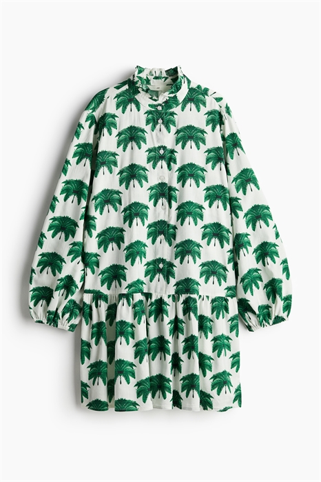 Платье с оборчатым воротником 1221727004 - Фото 13754957