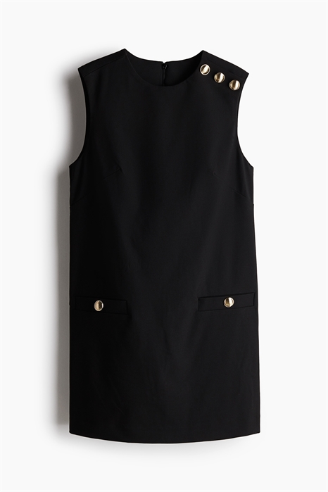 Мини-платье с отделкой пуговицами 1241418001 - Фото 13755305
