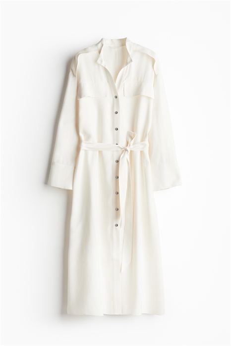 Платье с завязывающимся поясом 1241423002 - Фото 13755337