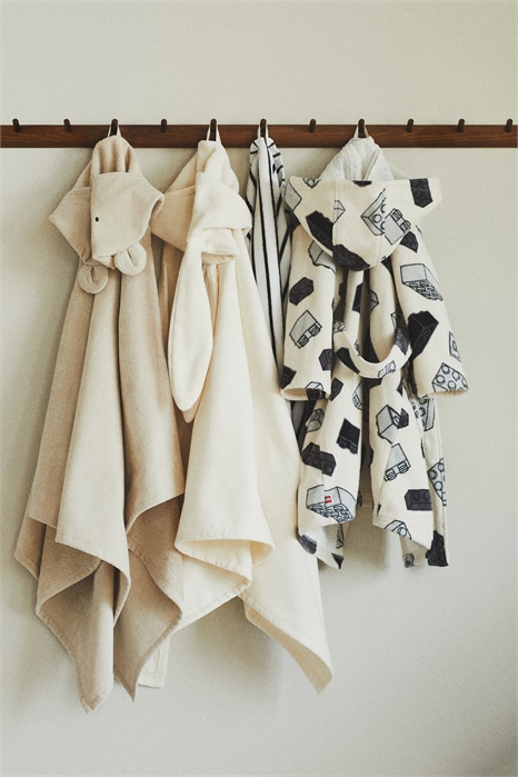 Махровый халат из хлопка с принтом 1268945001 - Фото 13756686