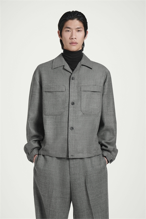 Рубашка из шерстяной фланели 1256066001 - Фото 13759247