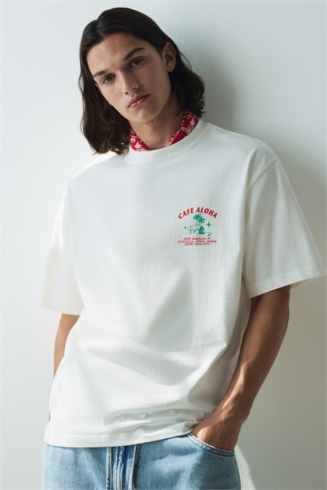 Футболка с принтом свободного кроя 1034065176 - Фото 13759566