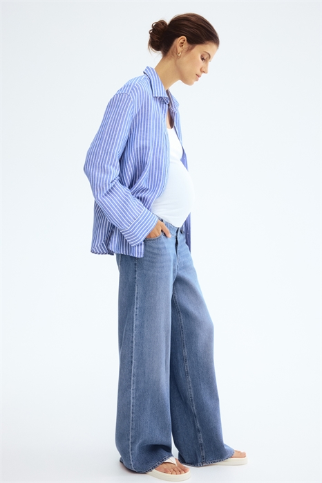 Широкие низкие джинсы MAMA 1283198002 - Фото 13760140