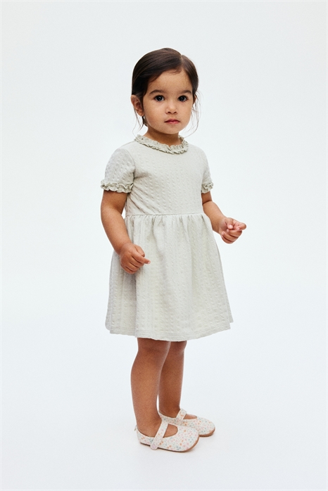 Платье из жаккардового джерси с оборками 1295255002 - Фото 13760925