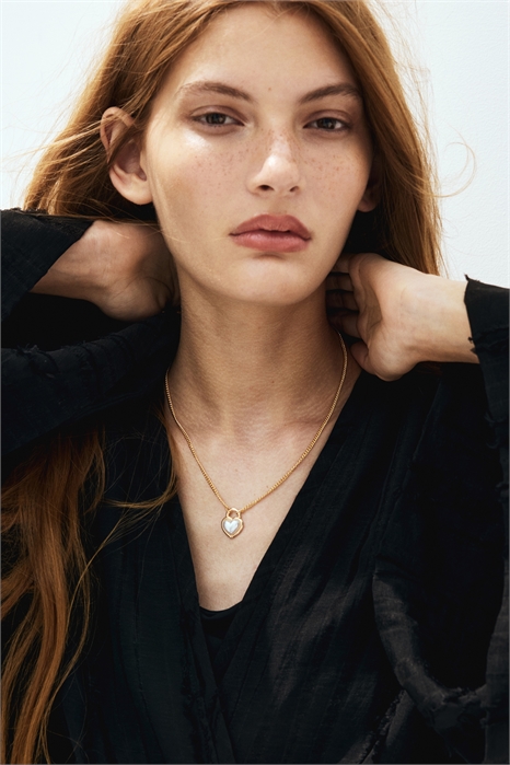 Ожерелье с подвеской в виде сердца 1302873001 - Фото 13761378