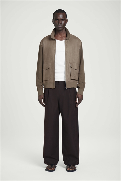 Широкие брюки из хлопковой ткани 1282015001 - Фото 13762728