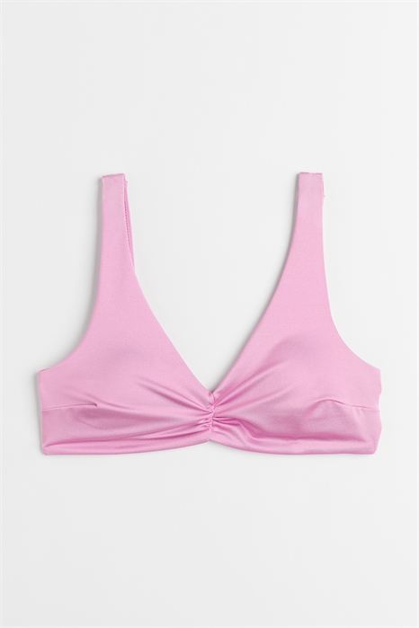Бикини-топ с мягкой подкладкой и завязками 1022027009 - Фото 13763143