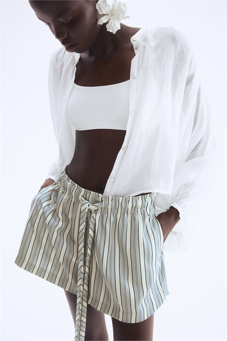 Шорты на резинке из саржи 1283563001 - Фото 13763420