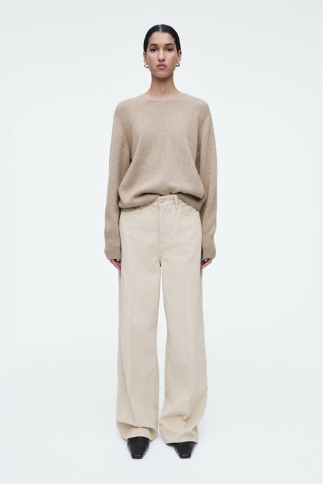 Вельветовые джинсы с широкими штанинами Tide 1260425001 - Фото 13764020