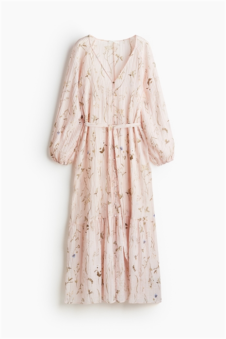 Платье из крепа с завязывающимся поясом 1226566010 - Фото 13766762