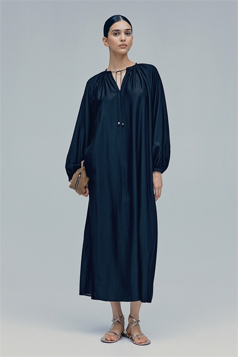 Платье с воздушными рукавами 1265002005 - Фото 13768100