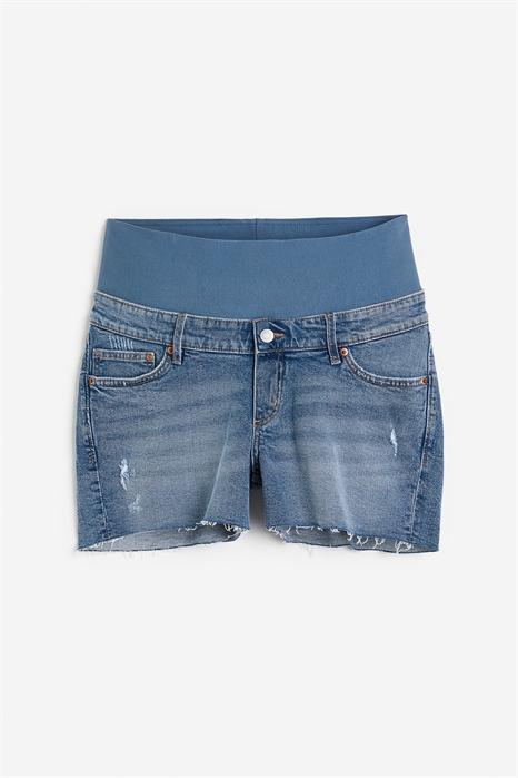 Джинсовые шорты MAMA 1042942007 - Фото 13776106