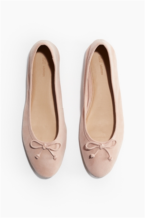 Кожаные балетки 1209047004 - Фото 13776401