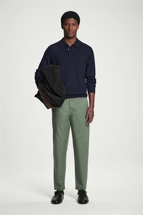 Зауженные брюки на резинке, твил 1171192005 - Фото 13777541