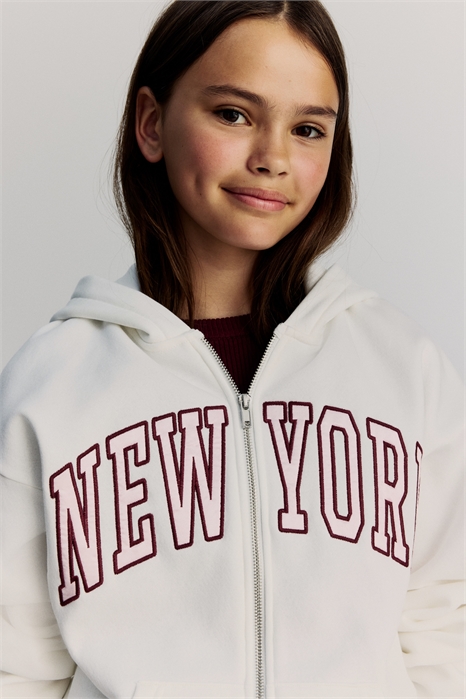 Толстовка на молнии с вышитым мотивом 1296624001 - Фото 13779414