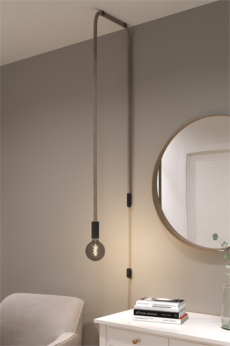 Змеиный настенный светильник с лампочкой 1204376002 - Фото 13779748