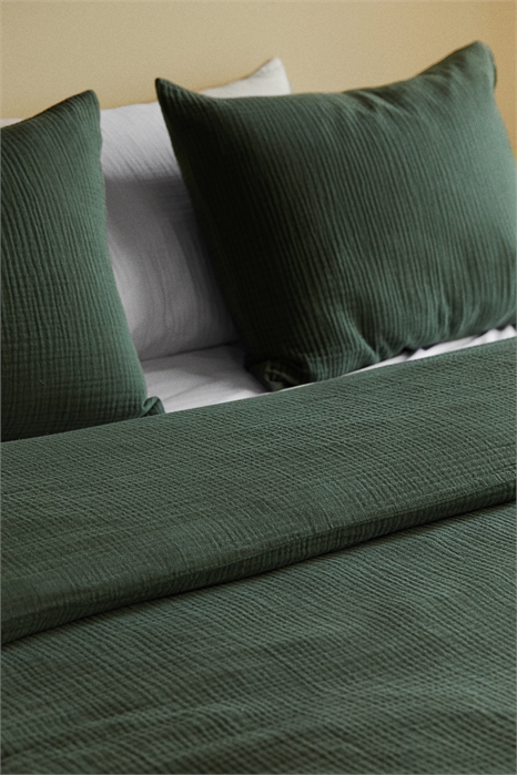 Муслиновое постельное белье для двуспальных/king-size кроватей 0888322039 - Фото 13780011