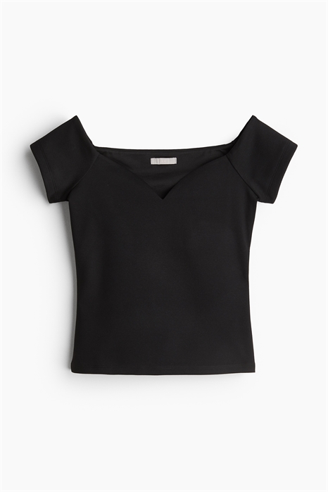 Короткий топ без плеч 1241111001 - Фото 13781975