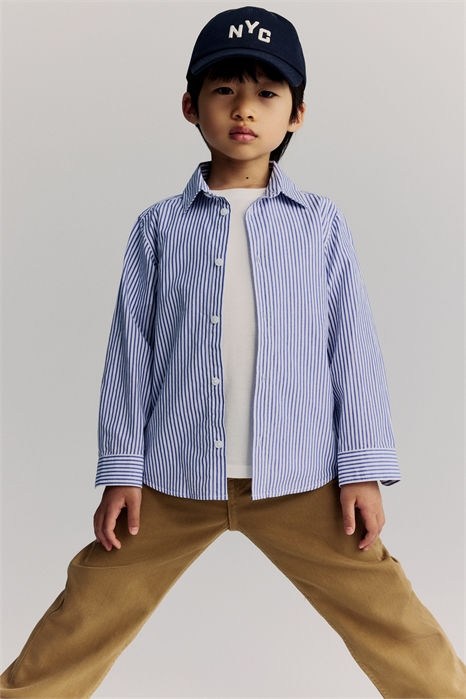 Хлопковая рубашка 1289801002 - Фото 13782018