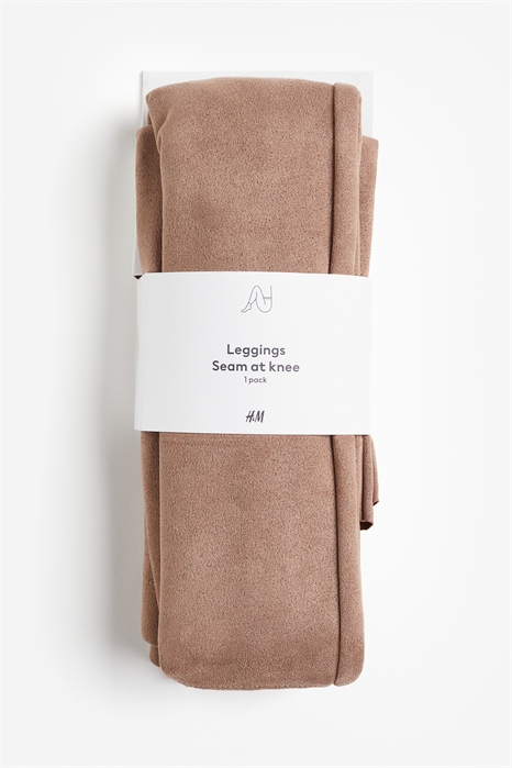 Леггинсы с ворсистым швом над коленом 1212061003 - Фото 13783018