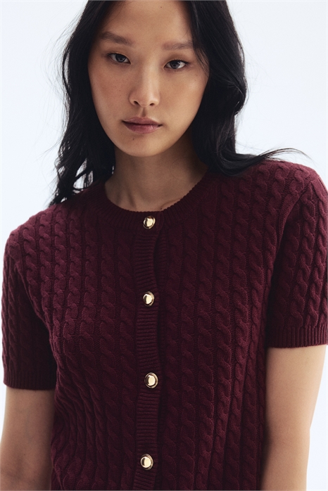 Кардиган трикотажный с узором 1289600006 - Фото 13784409