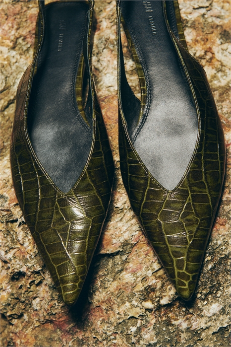 Босоножки из кожи 1290751002 - Фото 13784488