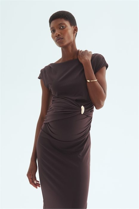 Драпированное платье MAMA 1290768001 - Фото 13784499