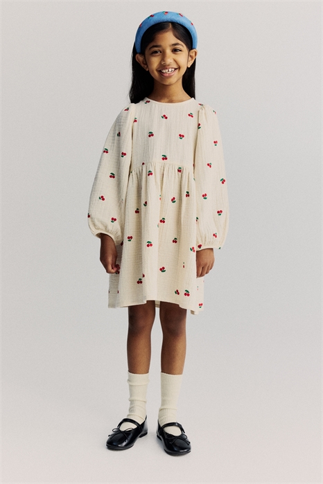 Платье из хлопкового муслина 1296317003 - Фото 13785054