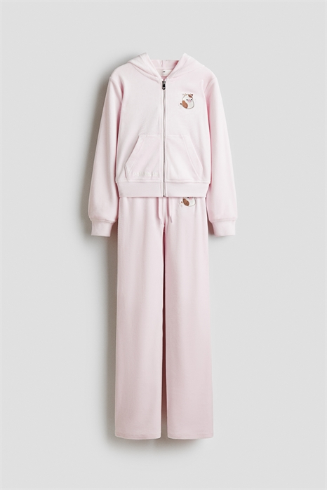 Спортивный костюм велюровый с узором, комплект 1300414001 - Фото 13785403