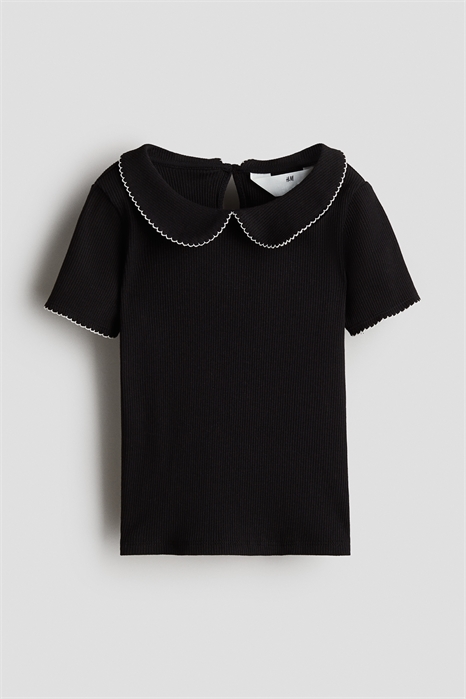 Топ из хлопка с отделкой пико 1302522003 - Фото 13785504